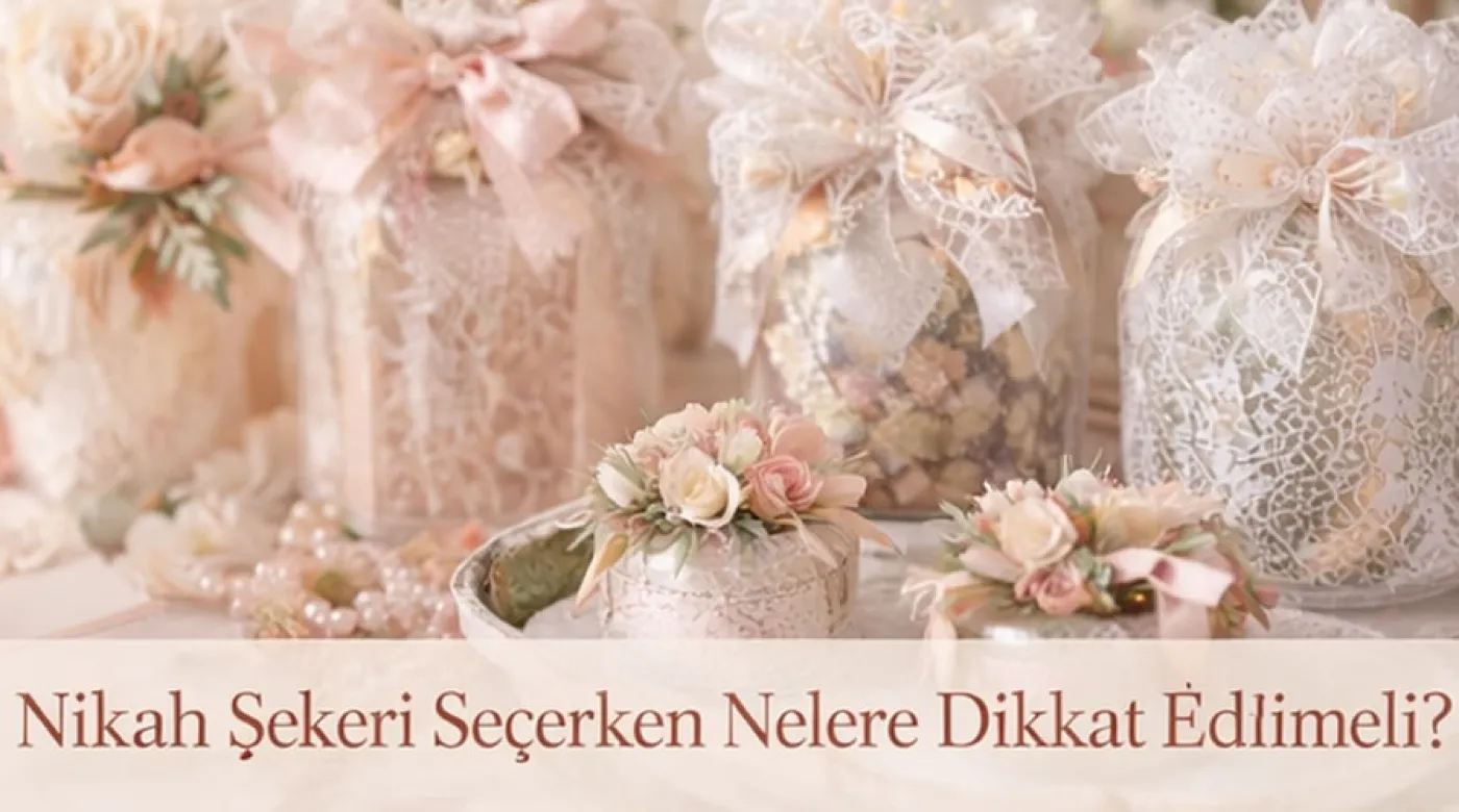 Nikah Şekeri Seçerken Nelere Dikkat Edilmeli?