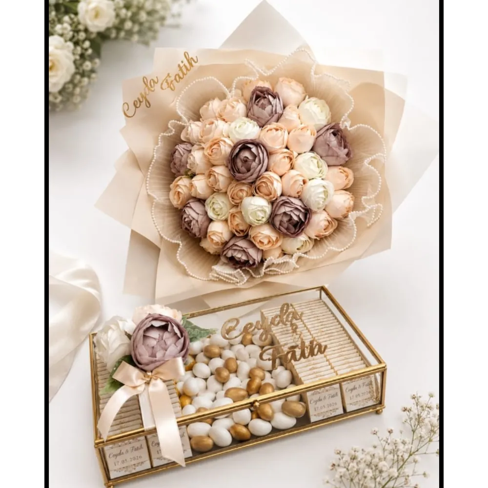 Çiçek Çikolata Soft Tonlar