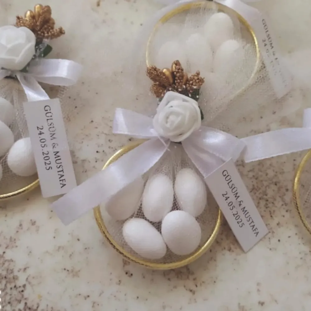 Fıstık Şekerli Nikah Hediyeliği